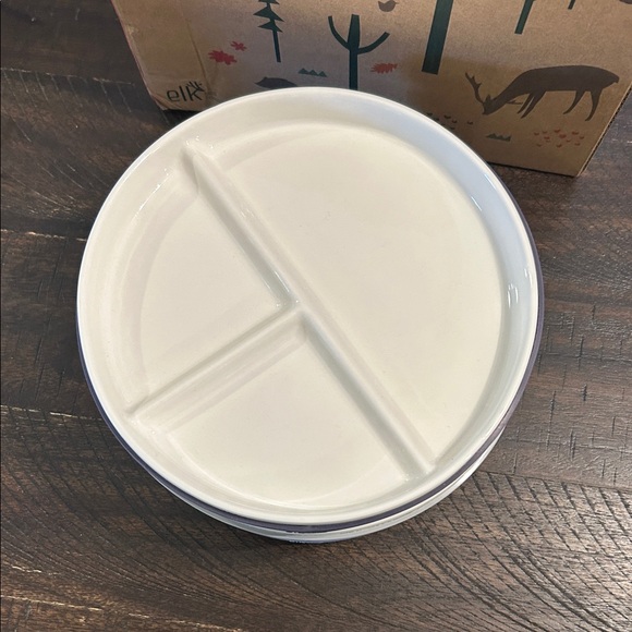 Elk and Friends Plate Set - Purple, Gray, Green, Blue. Suction NIB - Picture 2 of 4